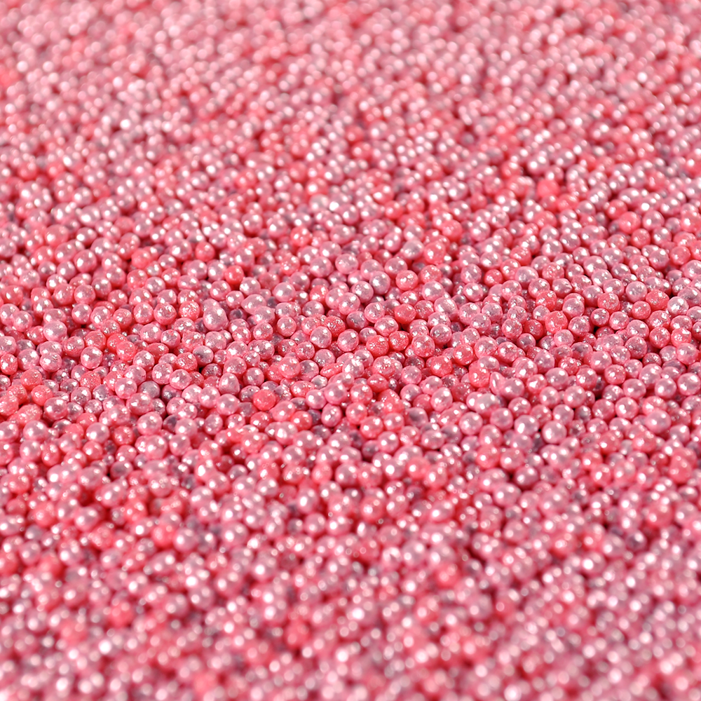 Pink Metallic Nonpareils