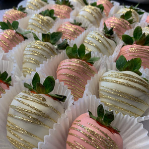 Splatter Chocolate Covered Strawberries