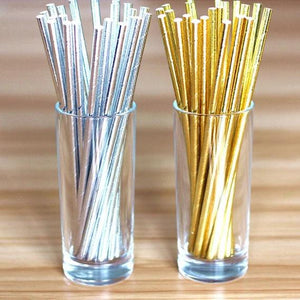 Metallic Straws