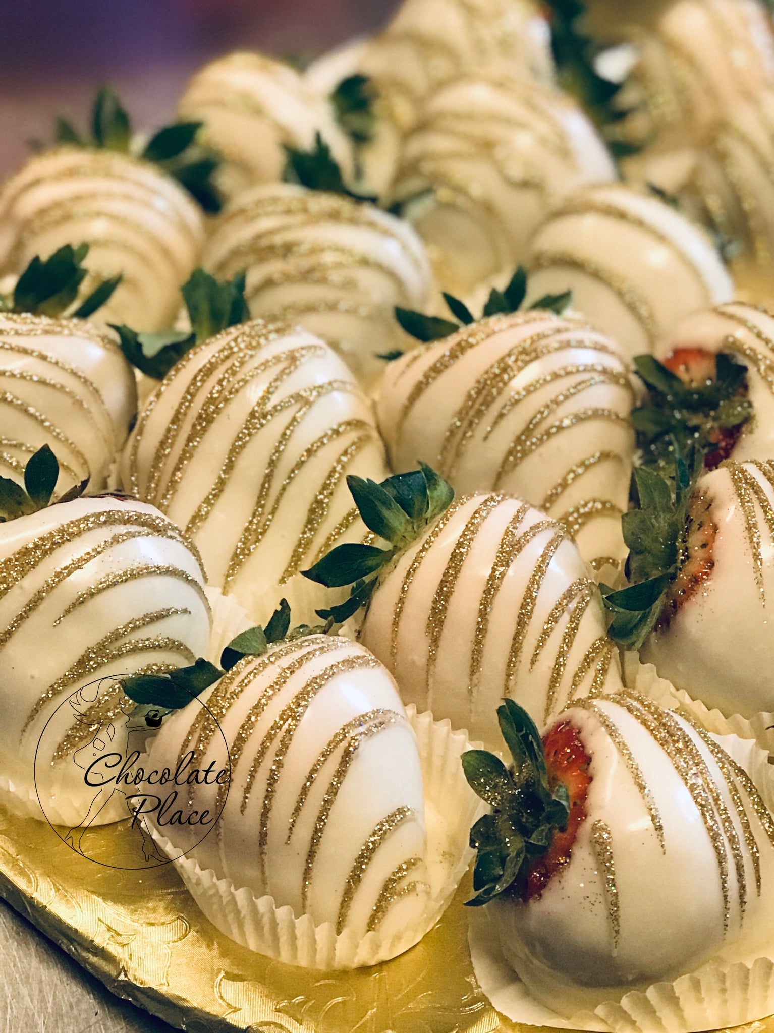 Disco Chocolate Covered Strawberries